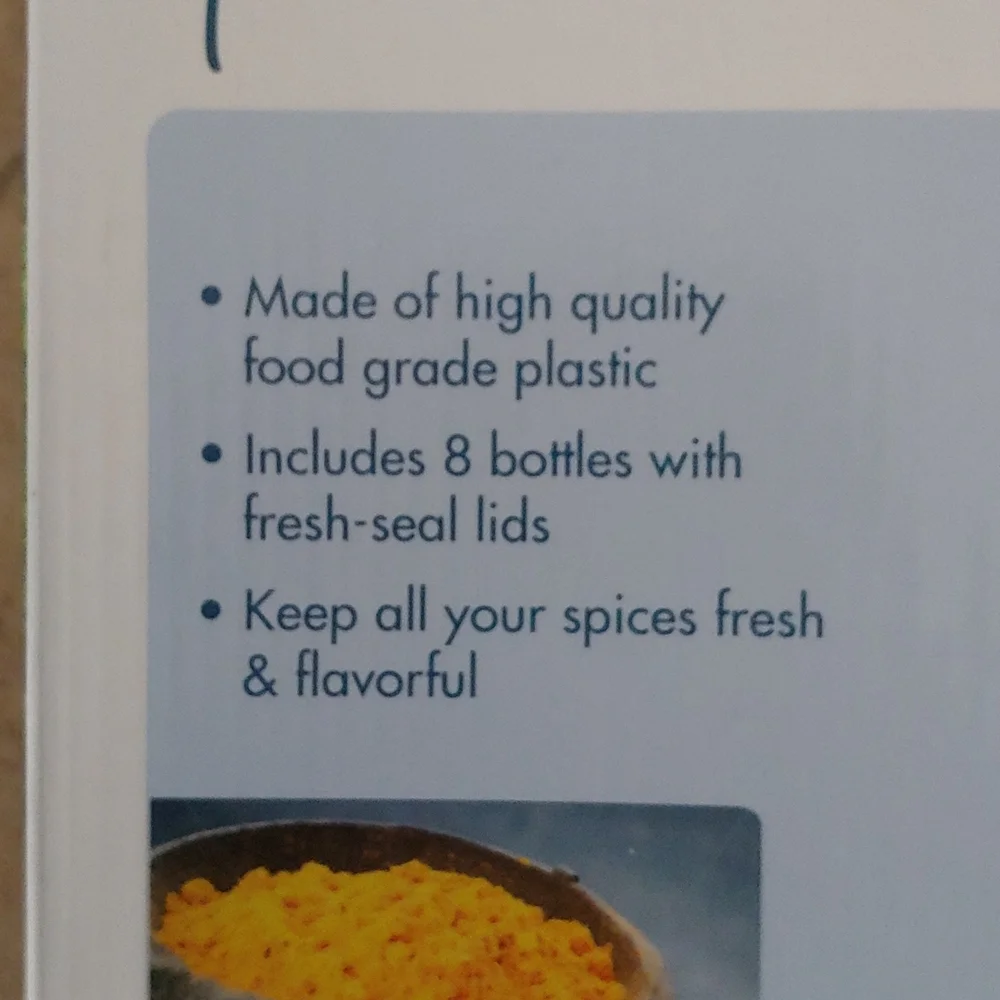 SPICE RACK 8 jars Rotating - Picture 3 of 5